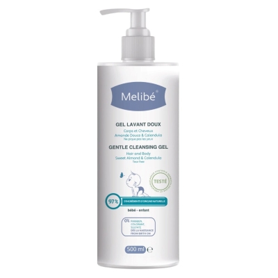 Melibé Gel Lavant Doux pour Bébé 500ml | UNIKA