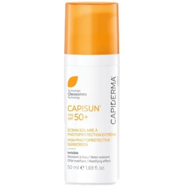 Capiderma Capisun Crème Solaire Invisible SPF50+ 50ml
