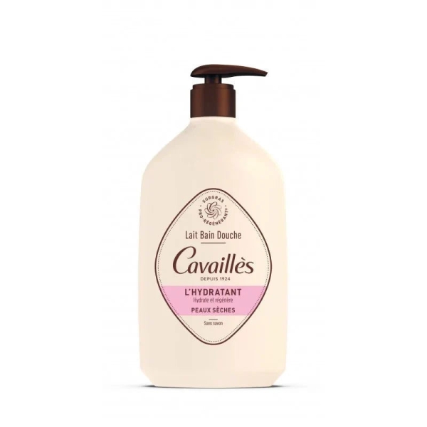 Cavaillès Lait Bain et Douche Hydratant Bio 1L
