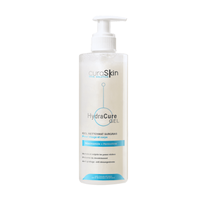 HydraCure Gel Nettoyant Surgras 400ml - CuraSkin | UNIKA