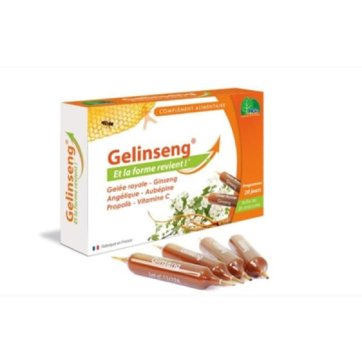 MGD NATURE - Gelinseng 20 ampoules | UNIKA