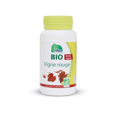 MGD NATURE - Bio vigne rouge 260 mg 90 gelules | UNIKA