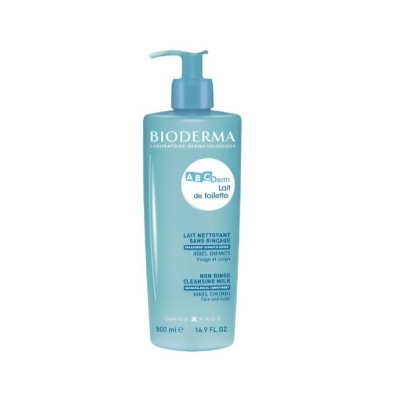 Bioderma ABCDerm Lait de Toilette Sans Rinçage 500ml