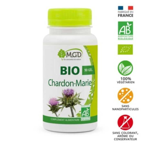 MGD NATURE - Chardon marie bio 90 gelules
