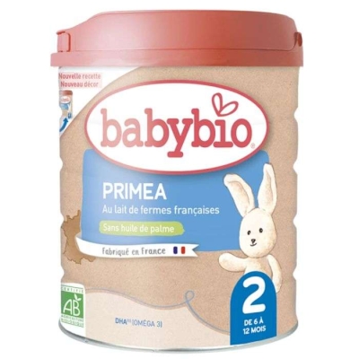 BabyBio Primea 2 Lait Infantile Bio 6-12 Mois 800g | UNIKA