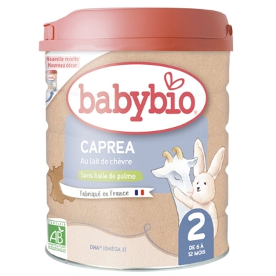 Babybio Caprea 2 Lait de Chèvre 6-12 Mois - 800g