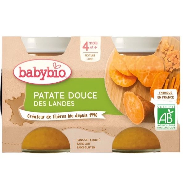 Babybio Purée Bio Patate Douce des Landes