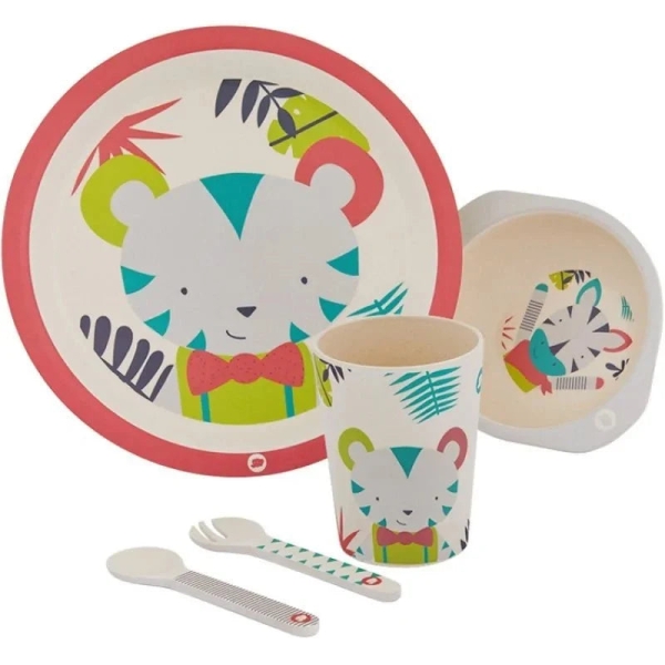 Bébé Confort Set Repas en Bambou Jungle Vibes 18M+