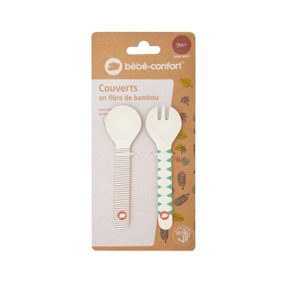 Bébé Confort Couverts d'Apprentissage Bambou 9M+ | UNIKA