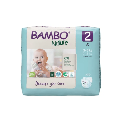 Bambo Nature Couches Taille 2, 30 unités | UNIKA