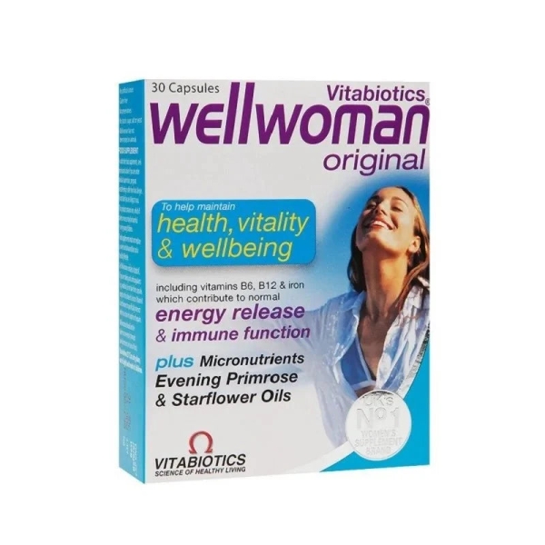 Vitabiotics Wellwoman Zinc Original - Multivitamines pour Femmes 30 Capsules