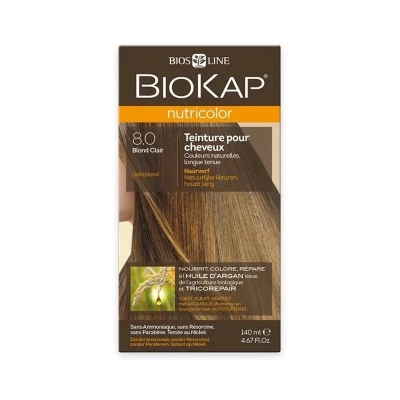Biokap Nutricolor 8.0 Blond Clair Coloration | UNIKA