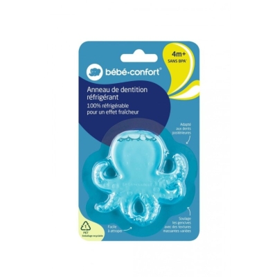 Bébé Confort Anneau Dentition Octopus Bleu +4 Mois | UNIKA