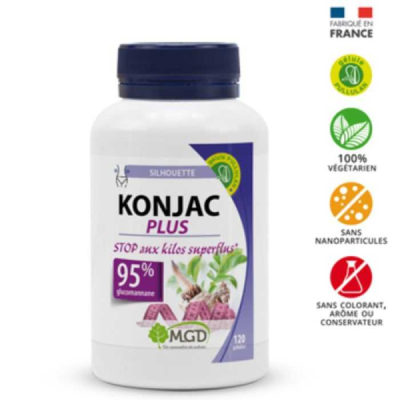 MGD NATURE - Konjac plus 120 gelules | UNIKA