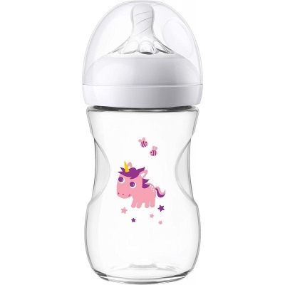 Avent Biberon Natural +1 Mois Licorne 260ml | UNIKA