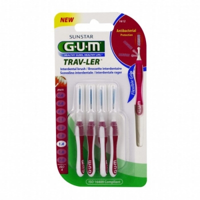 GUM Brossettes Interdentaires Trav-ler 1.4mm | UNIKA