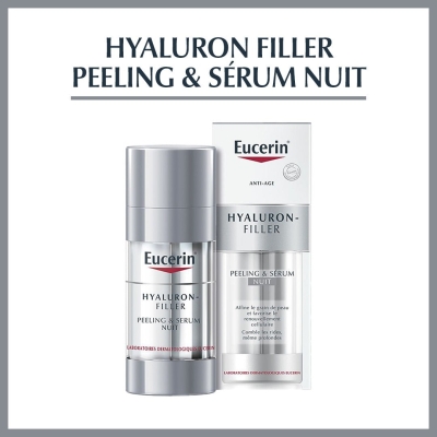 Eucerin Hyaluron-Filler Peeling & Sérum de Nuit | UNIKA