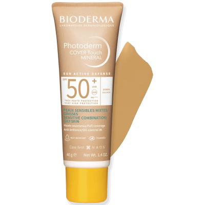 Photoderm Cover Touch Minéral SPF50+ Doré - Bioderma | UNIKA