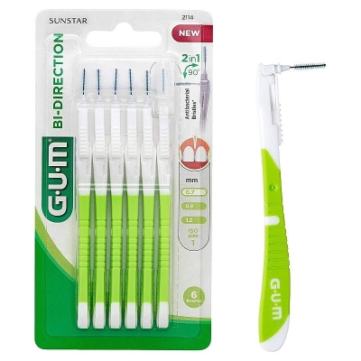 GUM BI-DIRECTION Brossettes 0.7mm | UNIKA