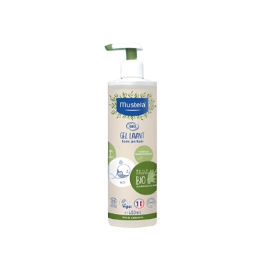 Mustela Bio Gel Lavant Sans Parfum 400ml | UNIKA