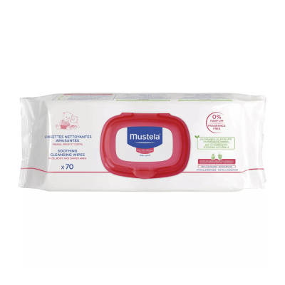 Mustela Lingettes Sans Parfum 70 Pièces | UNIKA