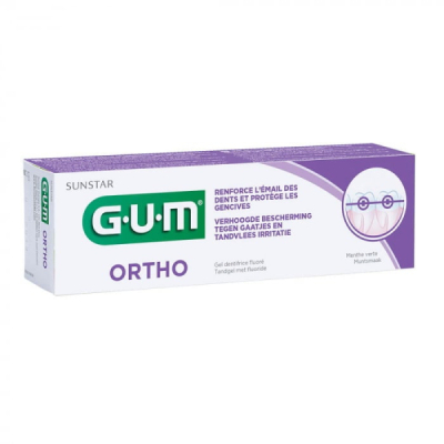 GUM - Dentifrice special ortho 75 ml ref 3080 | UNIKA