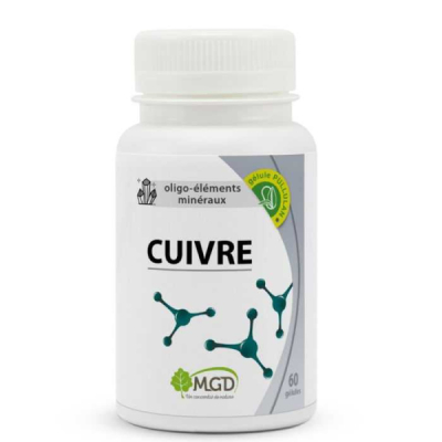 MGD NATURE - Cuivre 60 gelules | UNIKA