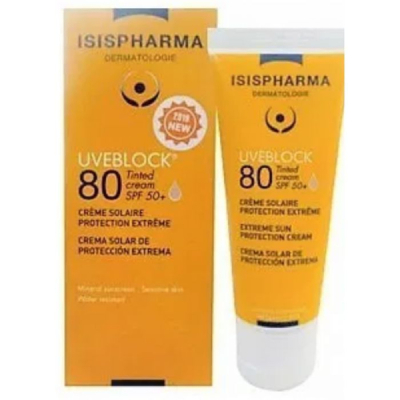 ISISPHARMA - Uveblock 80 creme teintee | UNIKA