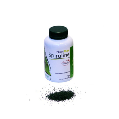NUTRIMAX - Spiruline 100% bio 60 g microgranules tonus et
