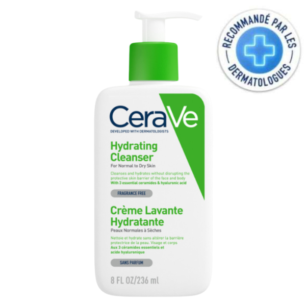CERAVE - Creme lavante hydratante 236 ml