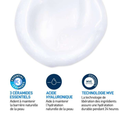 CERAVE - Creme lavante hydratante 473 ml | UNIKA