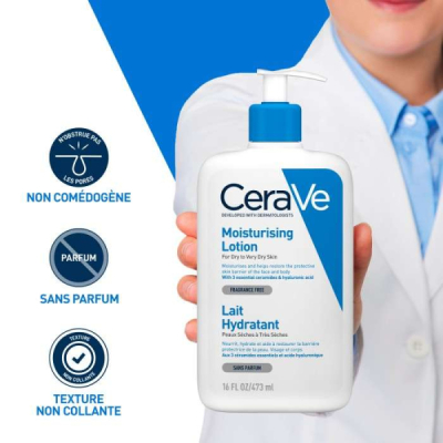 CERAVE - Lait hydratant peaux seches a tres seches 236 ml