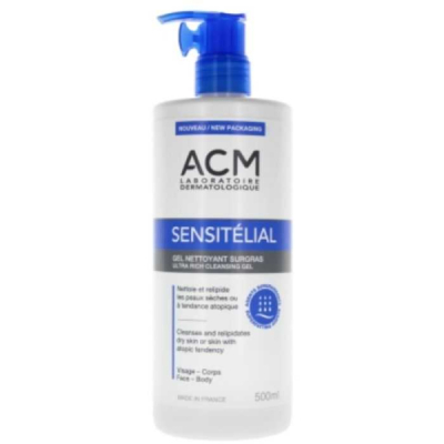 ACM - Sensitelial gel nettoyant surgras 500 ml | UNIKA
